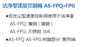 洁净型速度控制阀 AS-FPQ·FPG.png